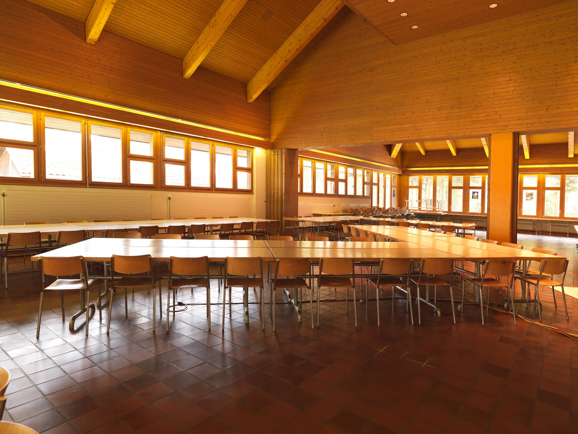Dining and meeting room at Sportcamp Melchtal
